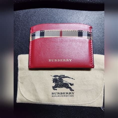 burberry horseferry check card case|Check Card Case in Slate .